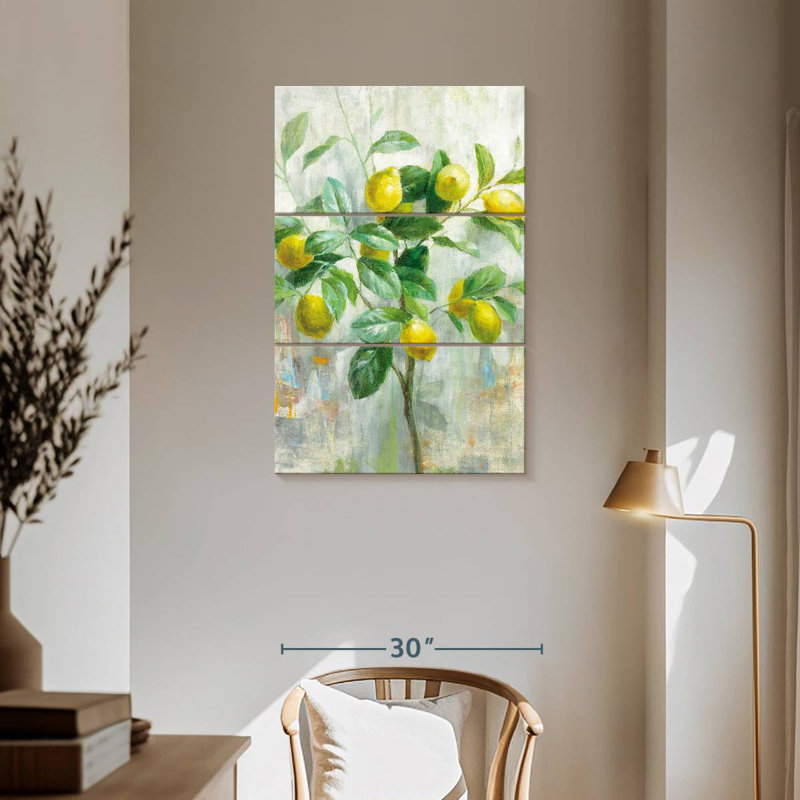 Harnek citron branche, H 57 po x l 36 po
