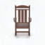 Chaise berçante en bois de polyéthylène et bois de pacane-1300611348