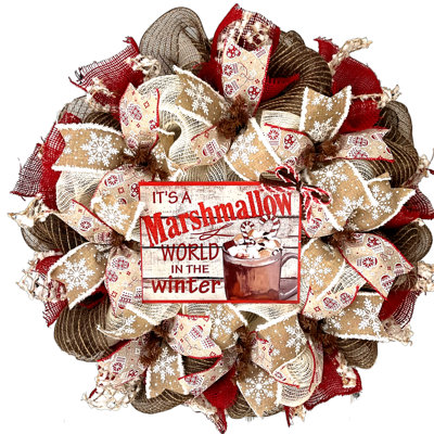 «It's a Marshmallow World in the Winter Wreath»