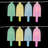 10 Count LED Pastel Ice Pop String Lights