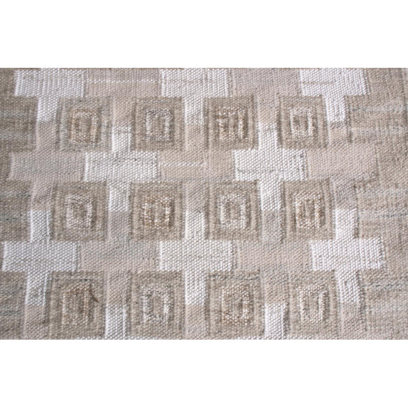 Wool Geometric Area Rug, Rectangle 8' x 10'