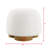 Fully Assembled Round Soft Teddy Fabric Upholstered Ottoman, Footstool with Soft Padded Seat, Fully Assembled Modern Sofa Couch Footrest, Extra Seating for Bedroom Entryway, White-863743420