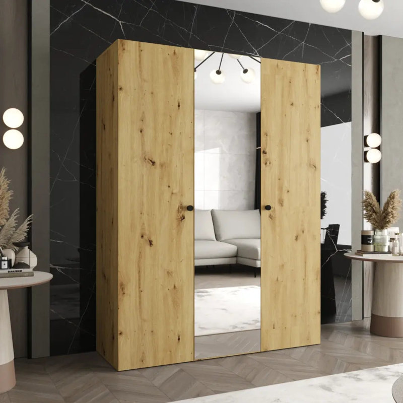 Manufactured Wood Wardrobe, Oak Artisan
