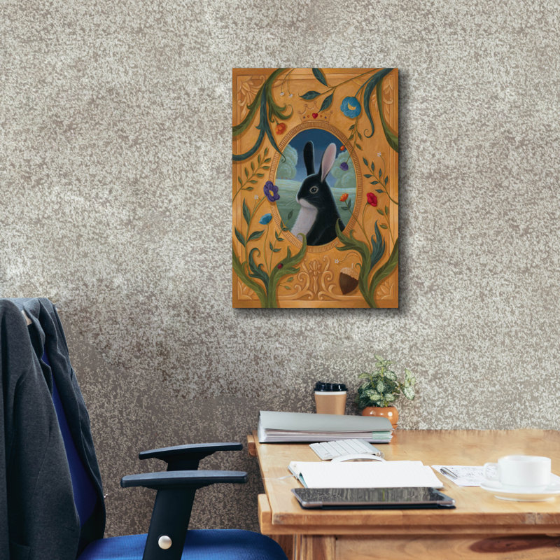 «The Littlest Gardener» par Gina Matarazzo, art mural sur toile, H 26 po x l 18 po x P 0,75 po