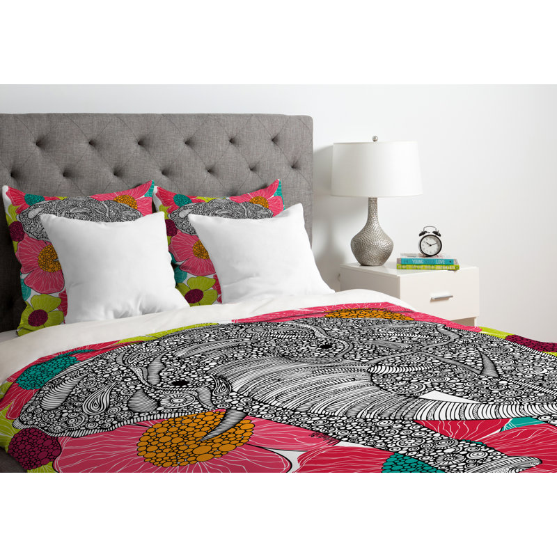 Valentina Ramos Wildlife Duvet Cover, King Duvet Cover, Lightweight