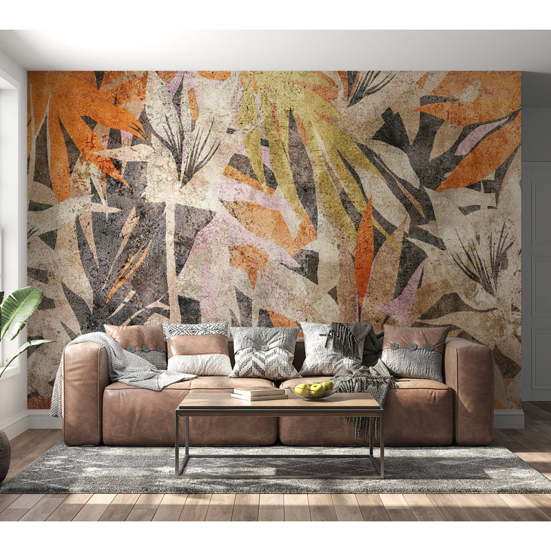 Peel & Stick Abstract Wall Mural - Scattered Colours, 82" L x 115" W