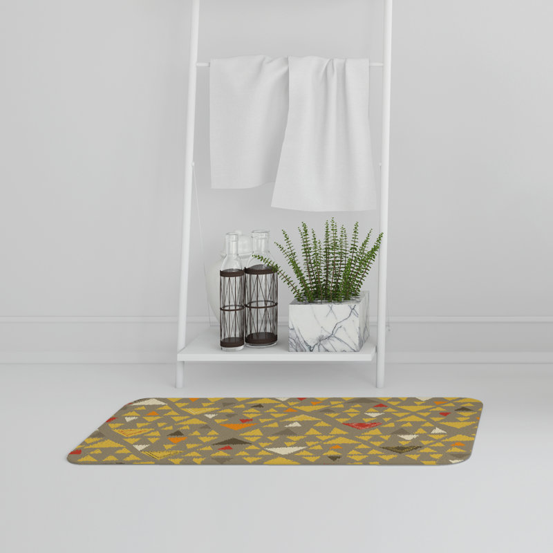 Zolder Memory Foam Non-Slip Bath Rug