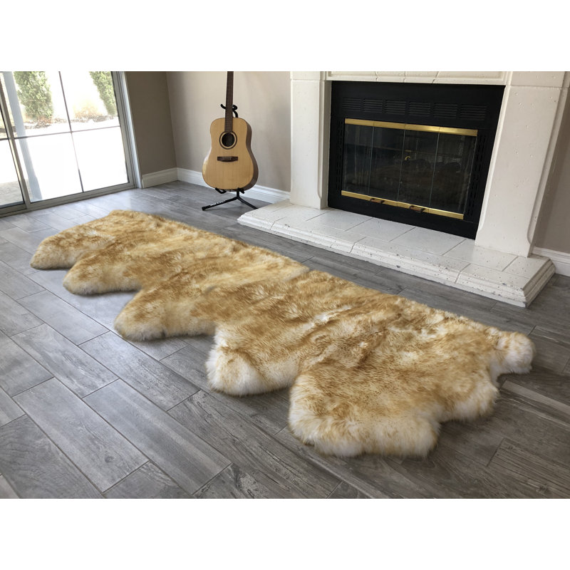 Tapis brun à poils longs Atterberry, Nouveauté 3 pi x 8 pi 6 po
