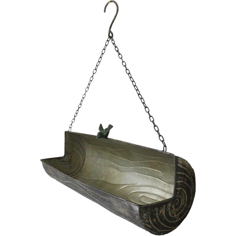 Pot à fleurs suspendu rustique 19 "L avec chaîne Rustic Farmhouse