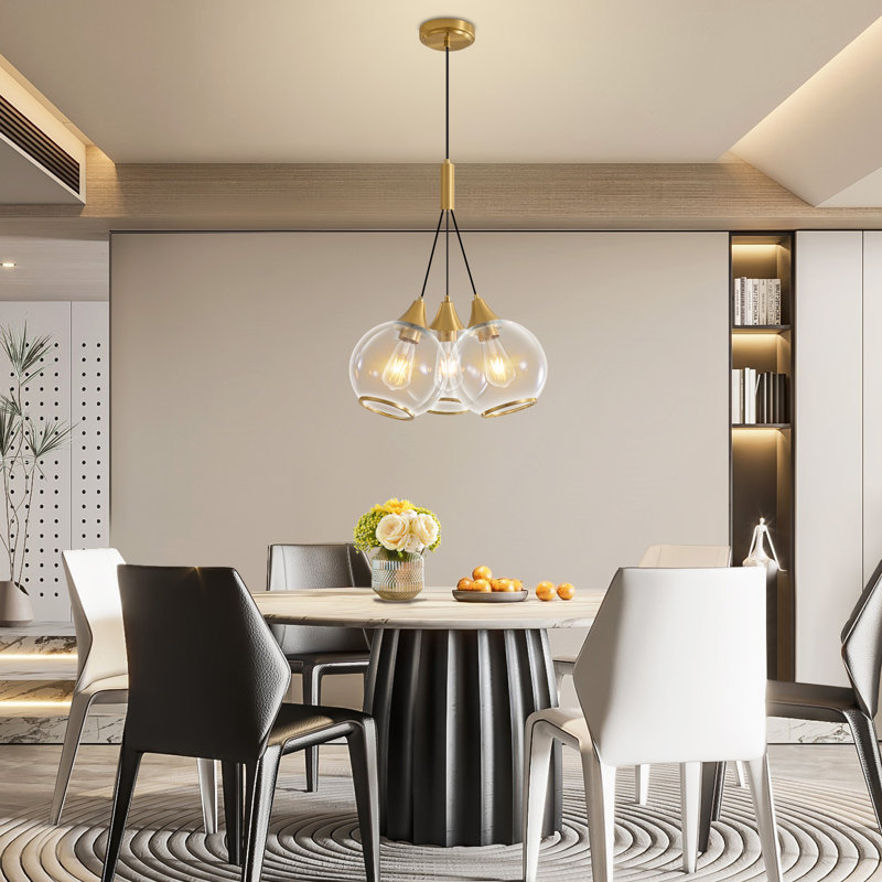 Edmead 3 - Light Dimmable Chandelier