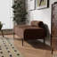 Causeuse rembourrée, banc moderne de style Mid-Century avec dossier réglable et pieds en métal-675363574