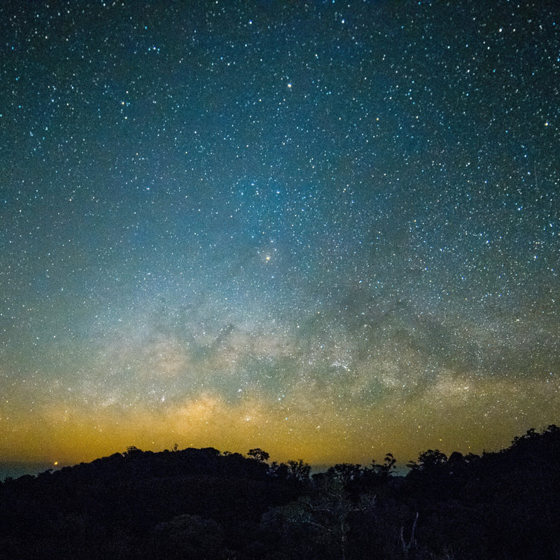 Milky Way - Wrapped Canvas Print, 30cm H x 30cm W x 3.8cm D