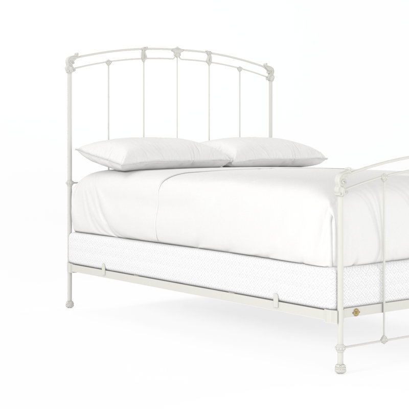 162 Cottage Bed | Complete Standard, Matte White, Queen