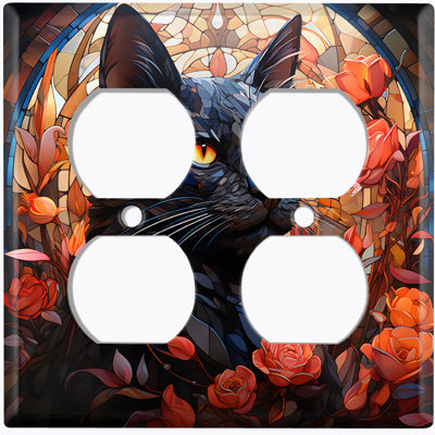 Halloween 2 - Gang Duplex Outlet Standard Wall Plate
