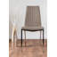 Athena Modern Marble Effect & High Gloss Dining Table Set with 6 Soft Touch Faux Leather Chairs-87332597-86714867