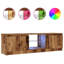Labonte  TV Cabinet with LED Lights 120x30x35,5 cm-36263508-36263509
