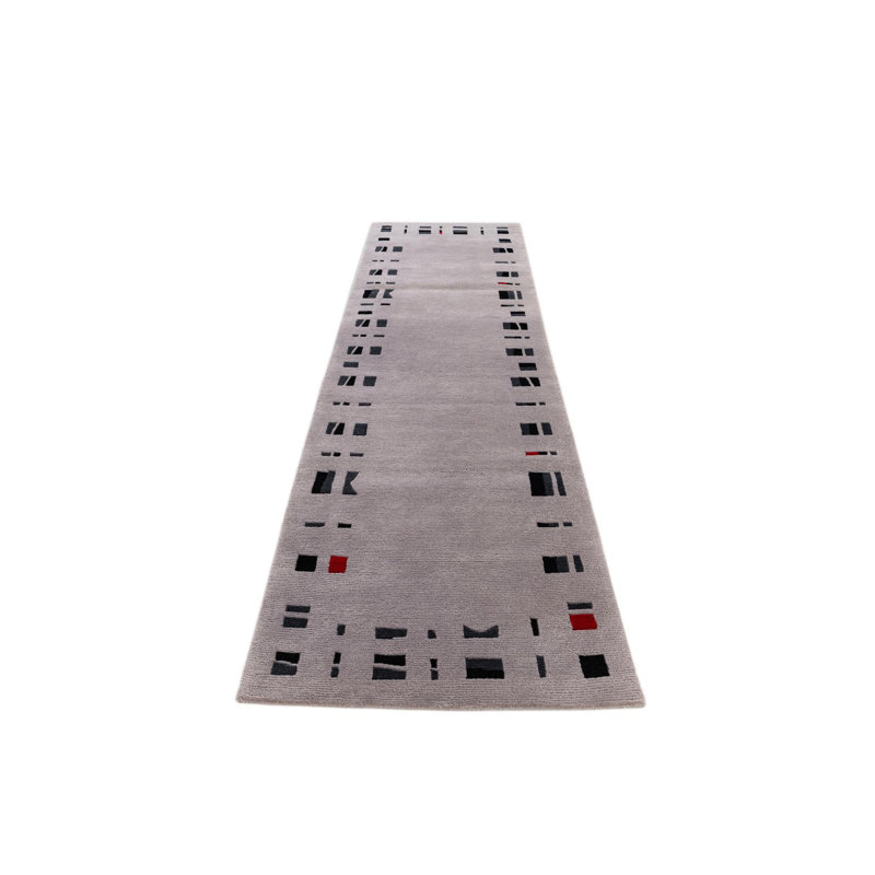 Tapis de couloir gris Jacoby