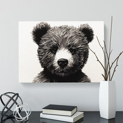 Super Teddy Bear - Wrapped Canvas