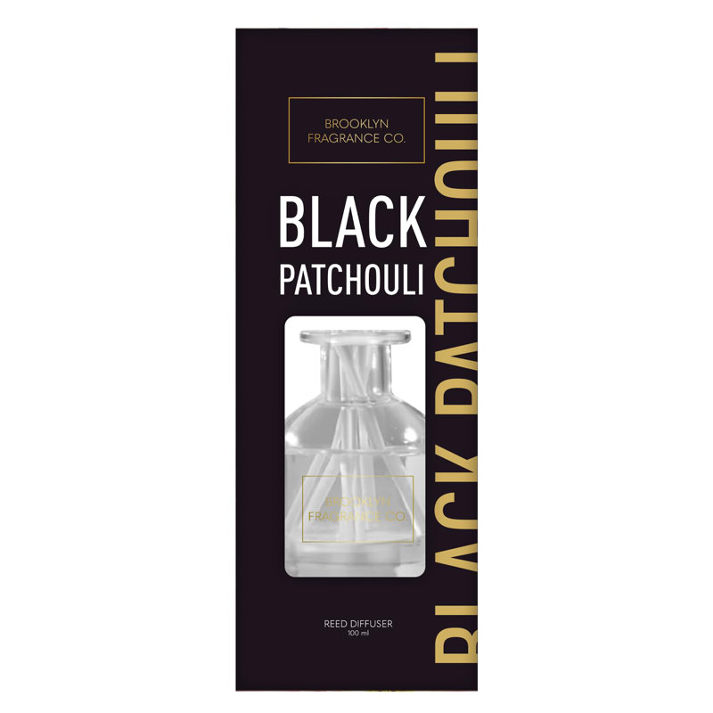 Brooklyn Fragrance Co. Park Slope Aroma Diffuser - Long Lasting Air fresheners - Fragrance for home - 100ML , Black Patchouli