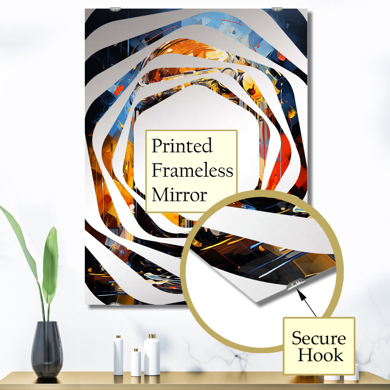 Miroir mural Mahabir - Jukeboxes, 40 po x 30 po