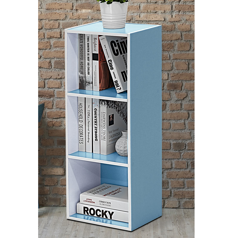 Bibliothèque standard H 41,7 "x l 23,6" Breylynn, Blanc, (4 tablettes) H 41,7 po x l 23,6 po x P 9,4 po