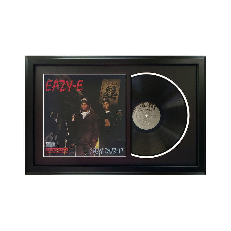 Disque Eazy-E «Eazy-Duz-It» avec passe-partout noir, Noir