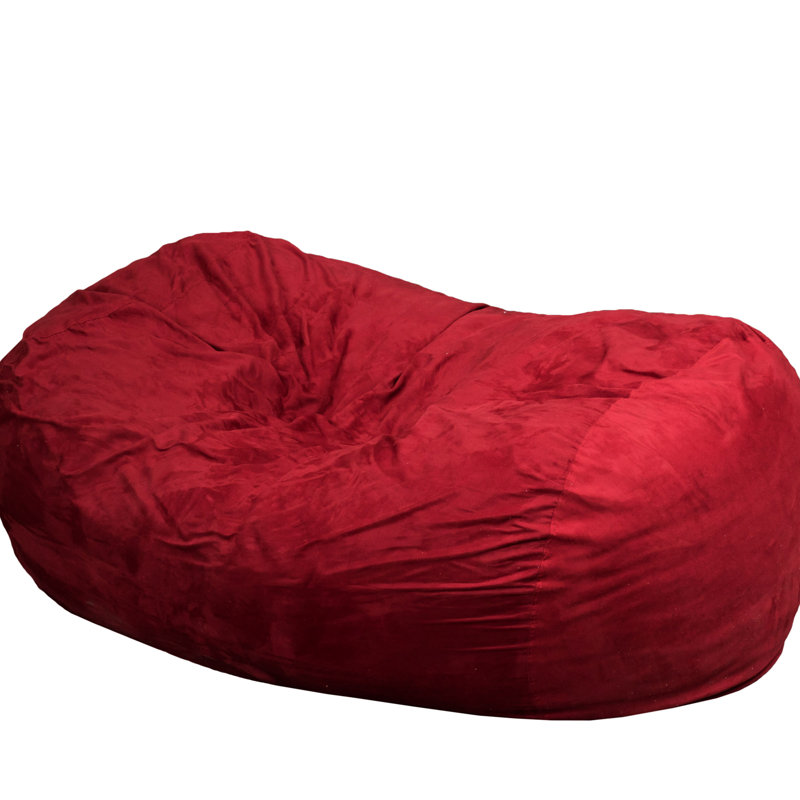 Firefly 6.5 Foot Suede Cylindrical Bean Bag