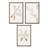 Set of Three Laser Engraved Wooden Inspirational Wall Décor