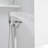 VIBRANTBATH Urban Stream Brushed Nickel 1-handle Freestanding Waterfall Bathtub Faucet with Hand Shower ( Valve Included )-73110346