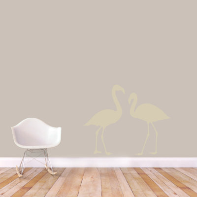 Adhésif décoratif flamants roses