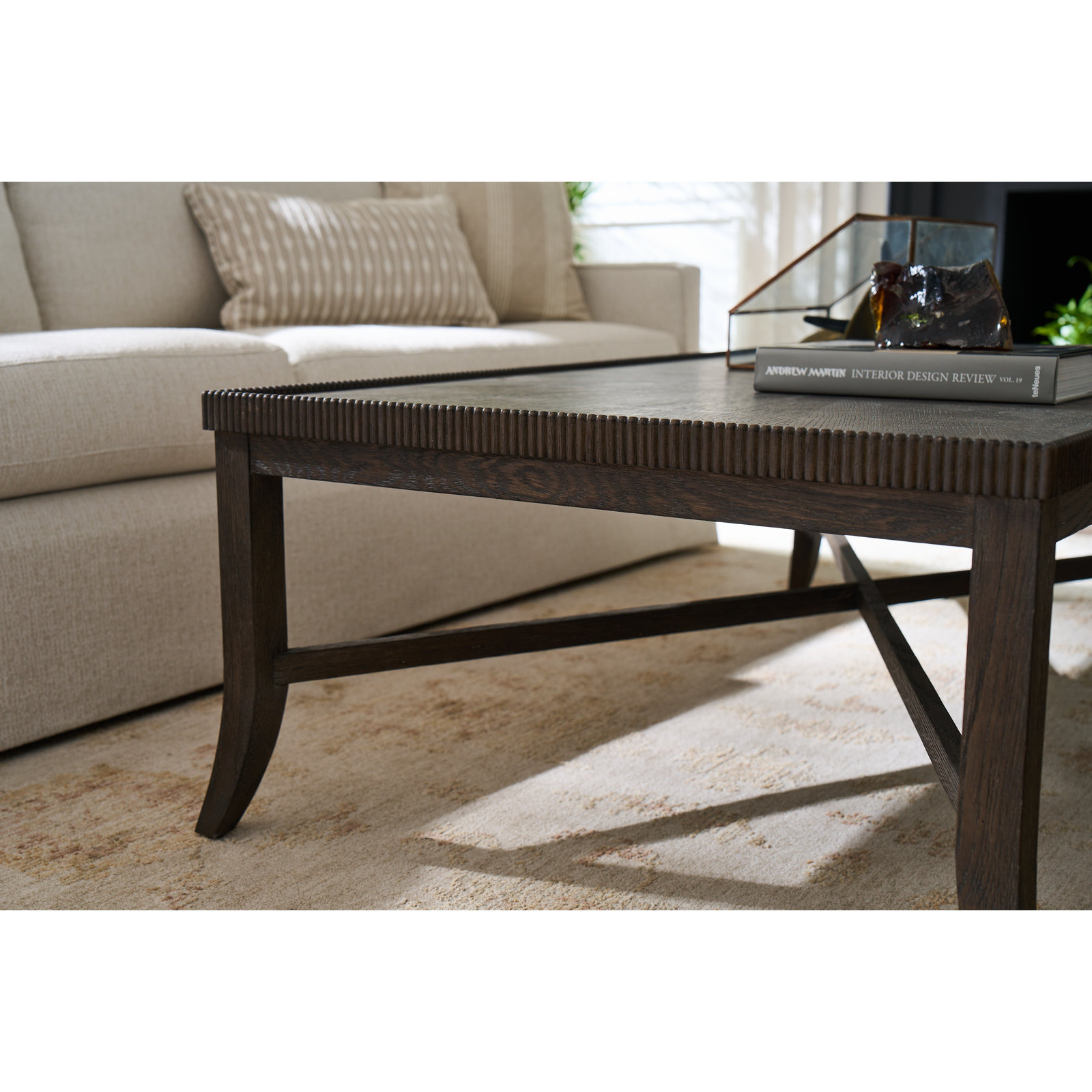 Saratoga 56" Solid Wood Coffee Table
