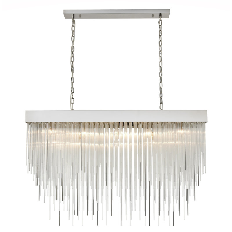 17 - Light Chandelier, Silver