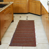 Dorgan Hand Braided Maroon Indoor / Outdoor Area Rug
