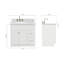 Ensemble de meuble-lavabo simple 37 po Hamlet-198677803