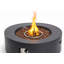Table de foyer d'extérieur au propane ronde de 40 po avec couvercle de brûleur gratuit, pierres de lave, housse imperméable et siège de réservoir