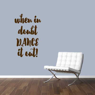 Text & Numbers Non-Wall Damaging Wall Decal