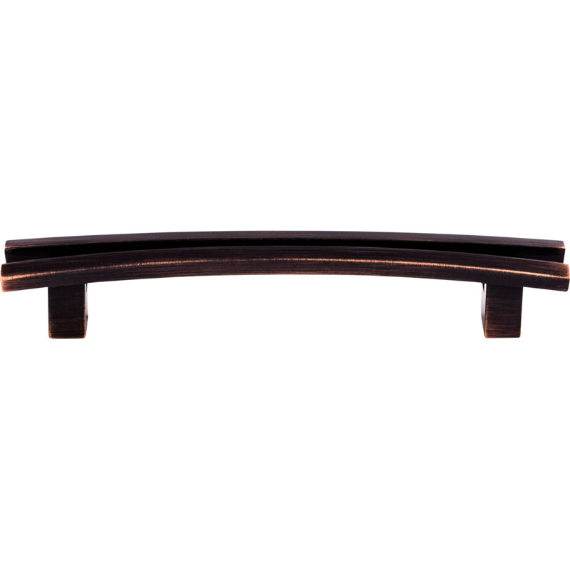 Flared 5" Center to Center Bar pull, Tuscan Bronze