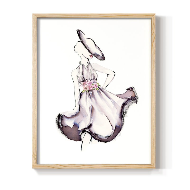 Strike A Pose II Framed Print - Solid Wood