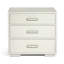 Portia 3 - Drawer Solid Wood Nightstand