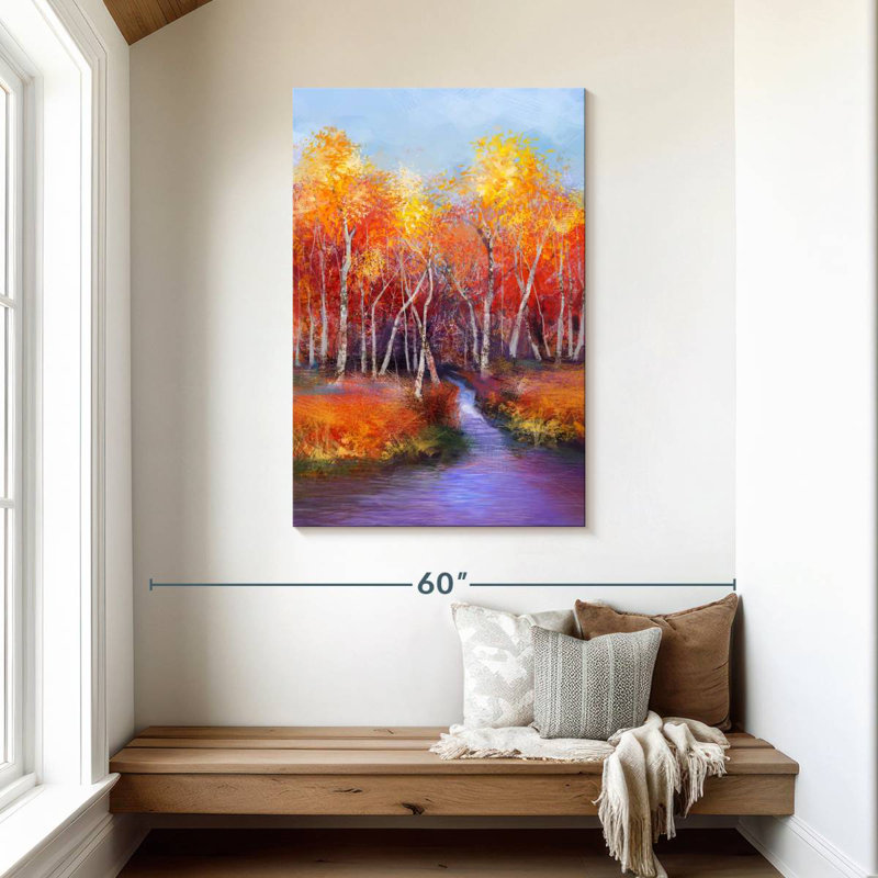 Bouleaux Alvord Fall, H 45 po x l 30 po