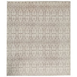Sultanabad Wool Ikat Area Rug in Gray