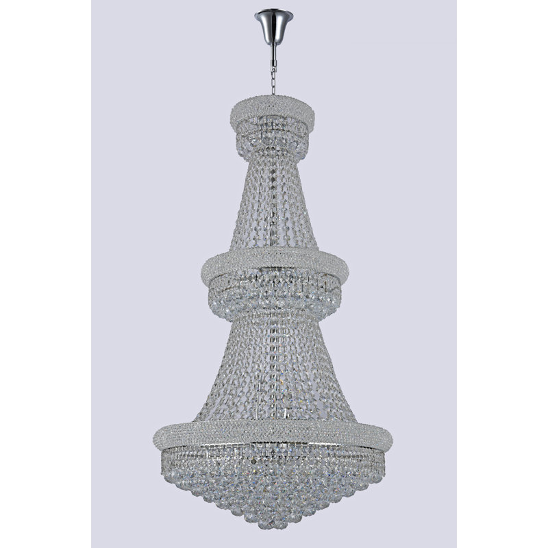 Mckie 23 - Light Dimmable Chandelier, Chrome