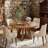 47 Inch Wood Dining Table Round Dining Table (Just 1Pcs Dining Table)-230300336