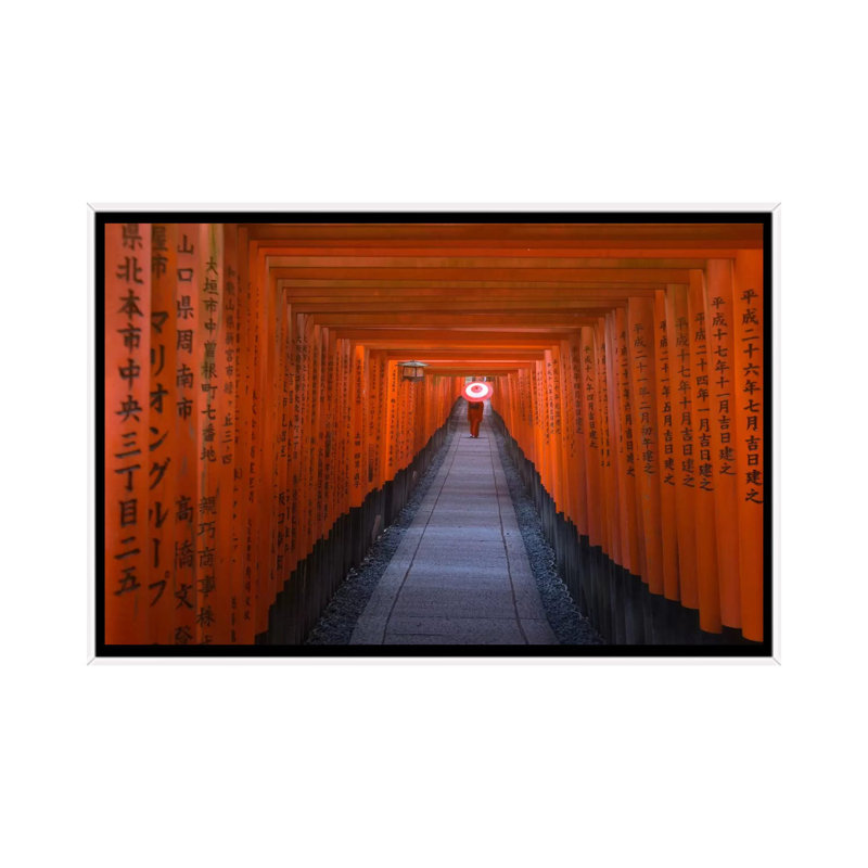 Autumn in Japan XXII 1 Piece Wall Art on Canvas, 101.6 cm H x 66.04 cm W, White Framed