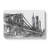 Brooklyn Bridge In New York In Abstract - Wrapped Canvas Print-55312927