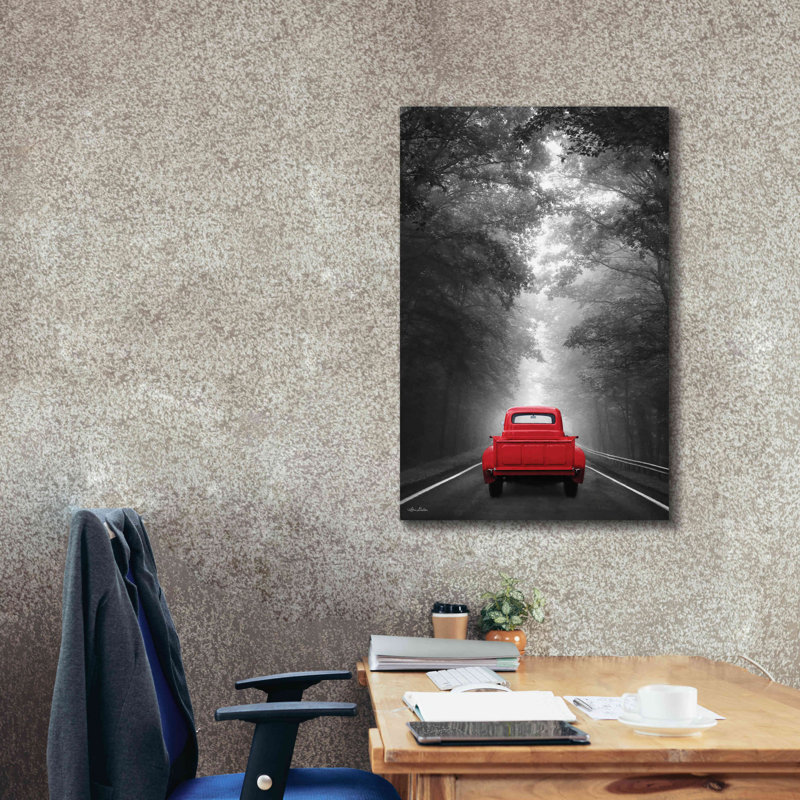 «Just Drive On Canvas» par Lori Deiter, H 40 po x l 26 po x P 1,5 po