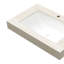 Comptoir en pierre frittée à motif de 30 po et lavabo encastré en céramique, beige, effet feu, trou de trop-plein, idéal pour meuble-lavabo, profondeur 30,16 po.-1982782921