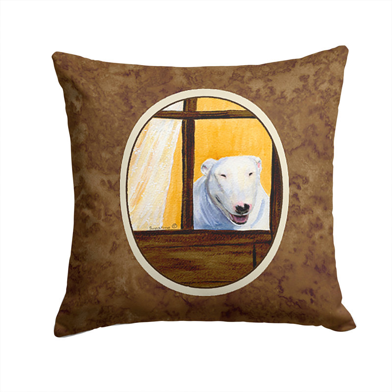 Coussin extérieur brun intérieur/extérieur bull terrier