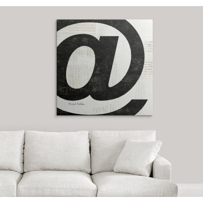 « square v » par michael mullan, reproduction d’art Punctuated Black