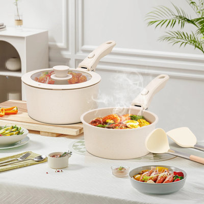 17 Pieces Ceramic Nonstick Cookware Sets